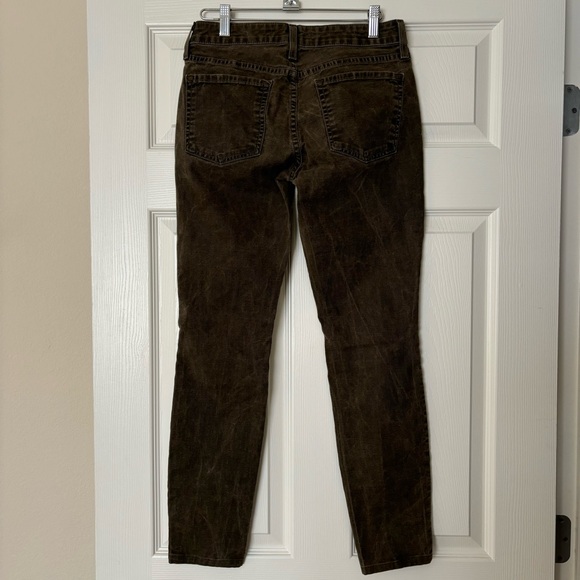 Vince Crop Skinny Ankle Jean Olive Green Size 27 - Picture 2 of 15
